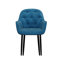 Bierman 45cm H Tufted Velvet Upholstered Upholstered Back Side Chair-218853008-267025086