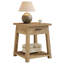 Table de chevet avec tiroir, table d'appoint rustique avec tablette ouverte
