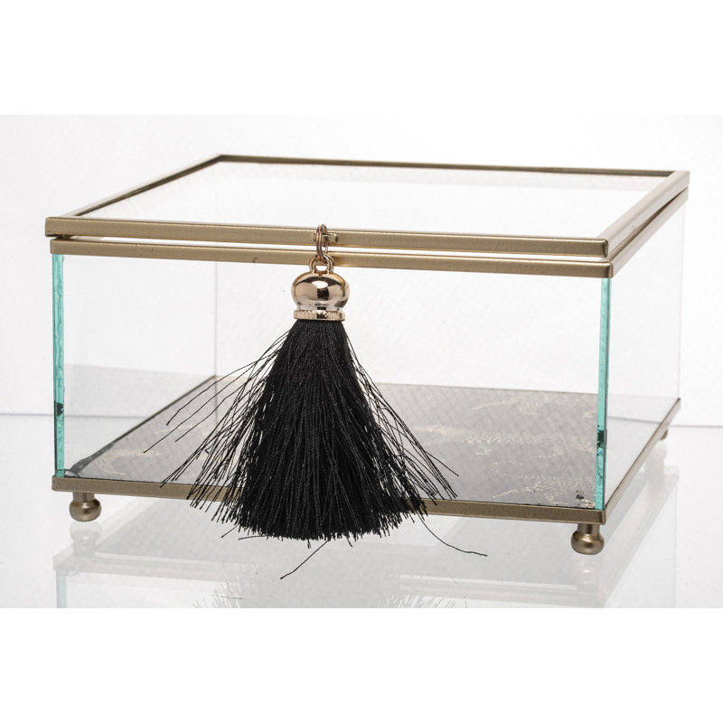 Glass Jewelery Box +