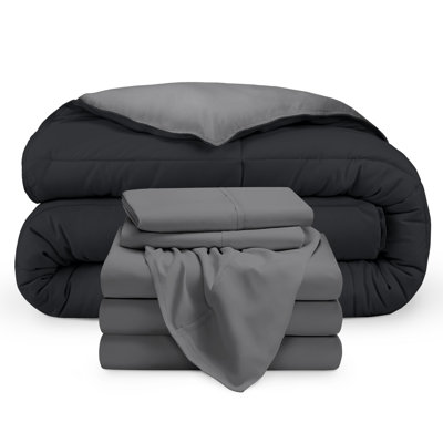 Microfiber Reversible Bed-In-A-Bag