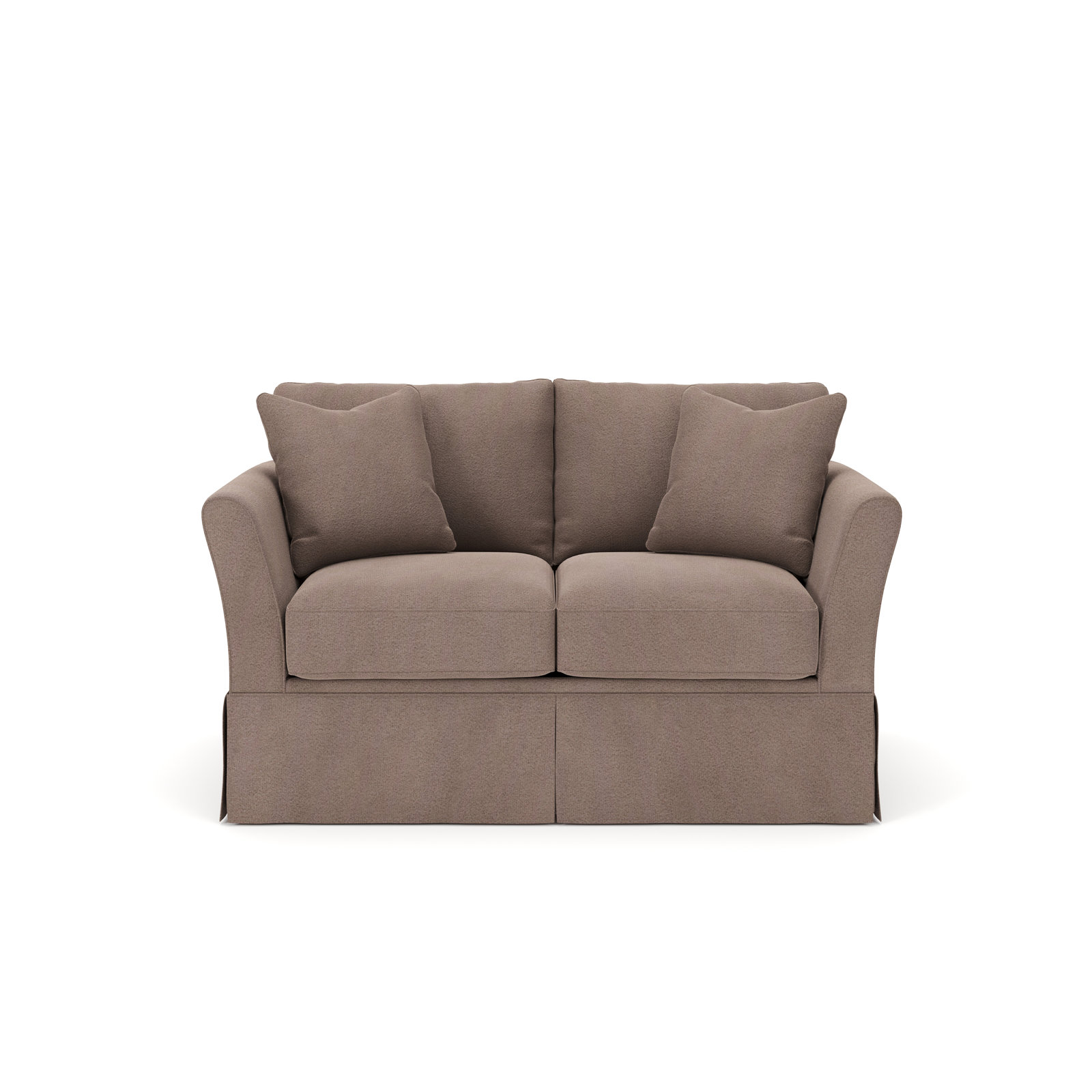 Shelby 60'' Upholstered Sleeper Sofa, Bella Cocoa Performance Velvet