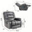 Fauteuil inclinable électrique inclinable électrique pour les personnes âgées-1914942132