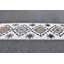 Tapis turc fait à la main avec motif géométrique Herki pour cuisine ou couloir rouge / beige