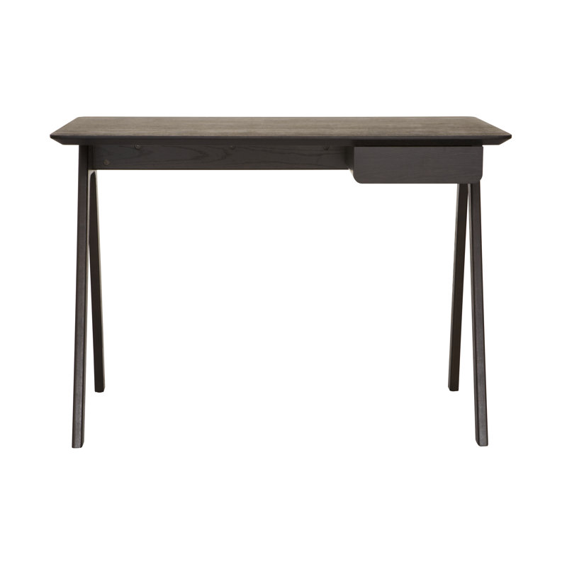 Stash Solid Wood Base Writing Desk, Graphite