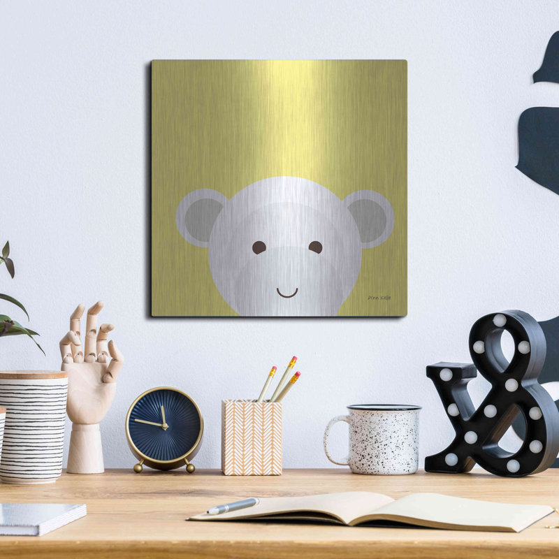 «Cuddly Monkey» par Ann Kelle, H 12 po x l 12 po