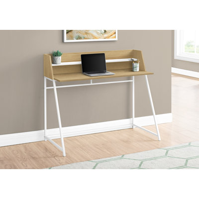 Bureau d'ordinateur, bureau personnel, ordinateur portable, tablettes de rangement