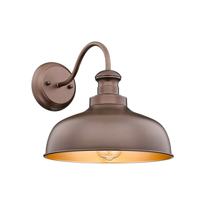 Oil-Rubbed Bronze Outdoor Barn Light For Farmhouse, Weather Resistant Outdoor Wall Sconce, Outside Lighting For Porch, Garage, Patio, Entryway(Oil-Rubbed Bronze, 1 Pack)