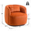 Fauteuil pivotant en velours Bolton-955108770