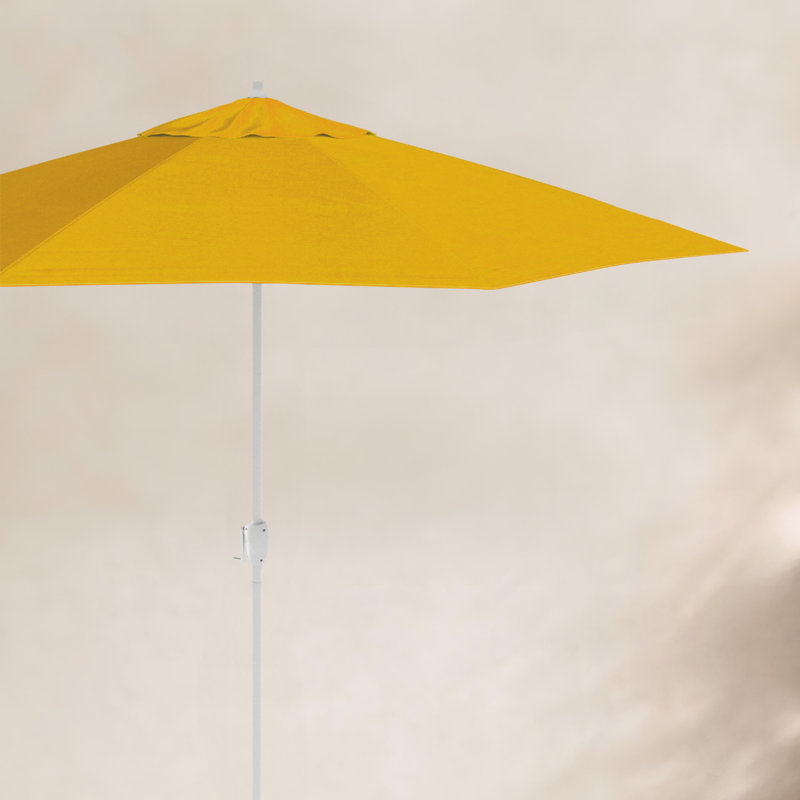 Parasol de marché 86,3 po Kenne, Toile Sunbrella® jaune tournesol, l 108 po x P 108 po
