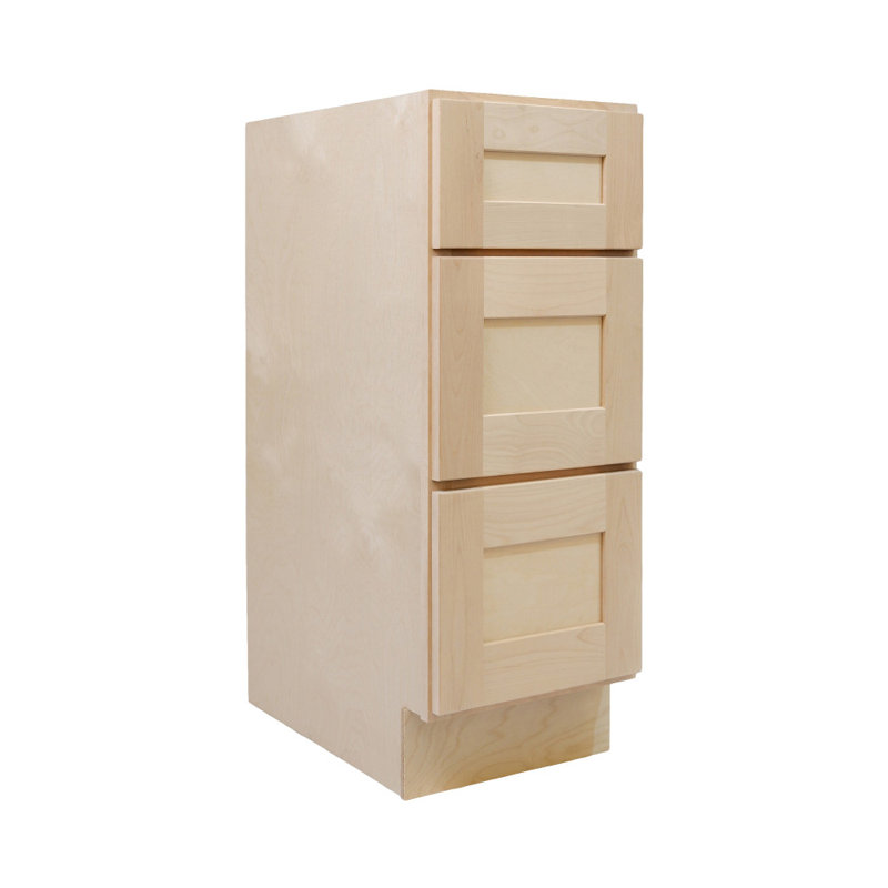 Armoire de cuisine Design House Brookings, 12 po, bouleau brut, Natural, H 34,5 po x l 12 po