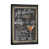 Black Floater Framed