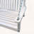 Front Porch Swing With Armrests, Wood Bench Swing With Hanging Chains,For Outdoor Patio ,Garden Yard, Porch, Backyard,  Or Sunroom,Easy To Assemble,White-252968226