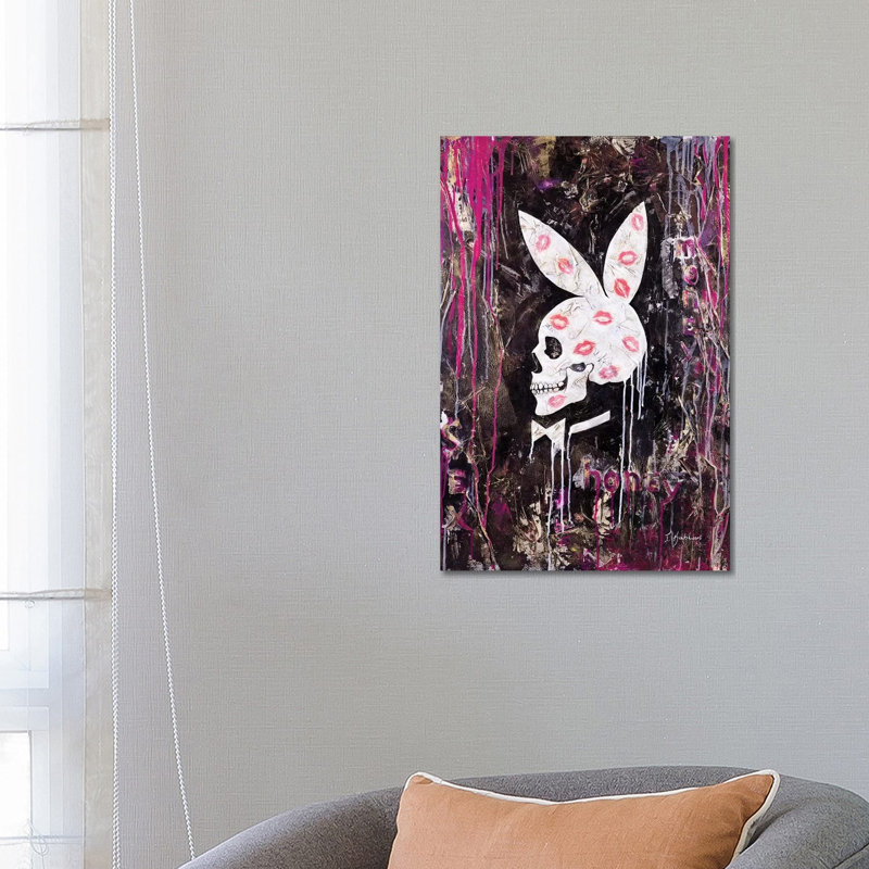 Eight Seconds by Jos Coufreur - Painting on Canvas, 66.04cm H x 45.72cm W x 3.81cm D, Black Framed