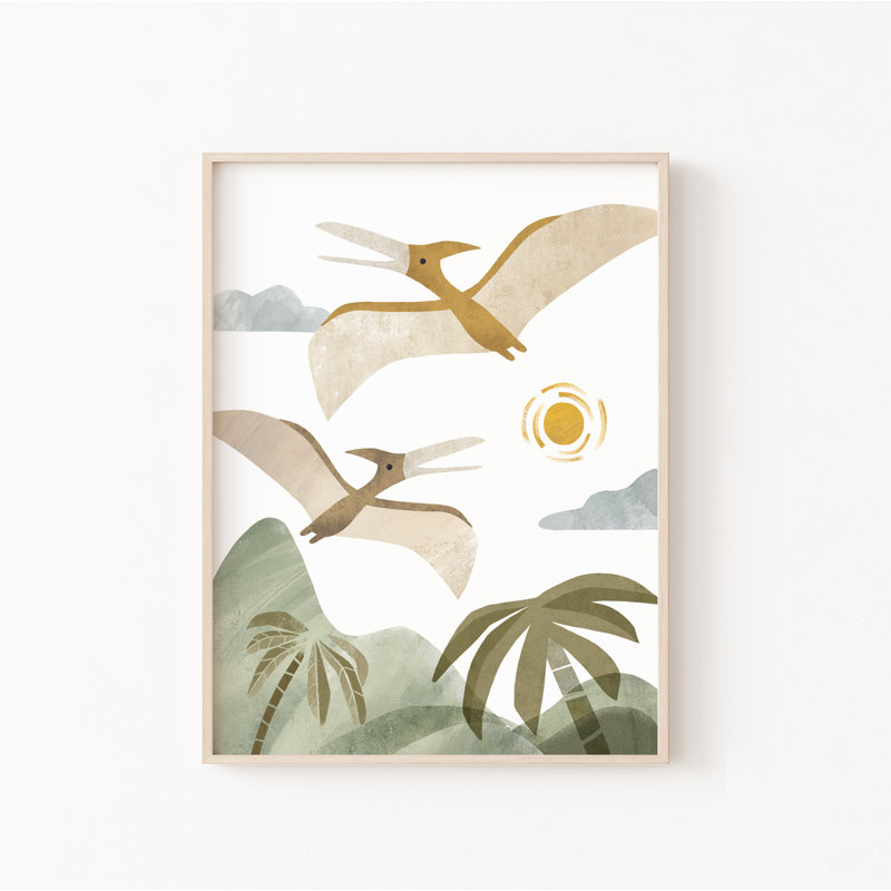 «Dinosaur Art Print», ensemble d'impressions sans cadre