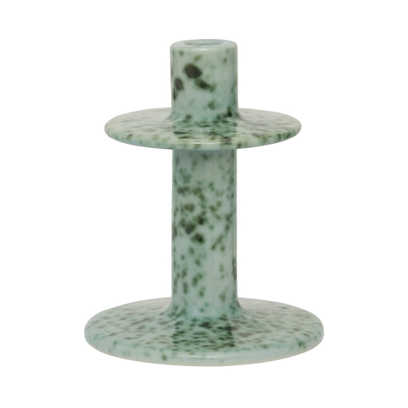 Bougeoir Alfrida Aiden, écume de mer, Vert