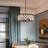 Bernon 4 - Light Dimmable Drum Chandelier