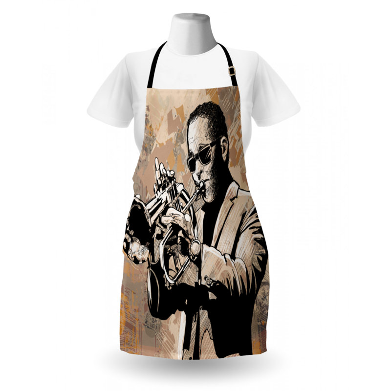 Tablier de musique jazz