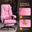 Fauteuil de jeu ergonomique avec accoudoirs réglables et repose-pieds rétractable-129847037