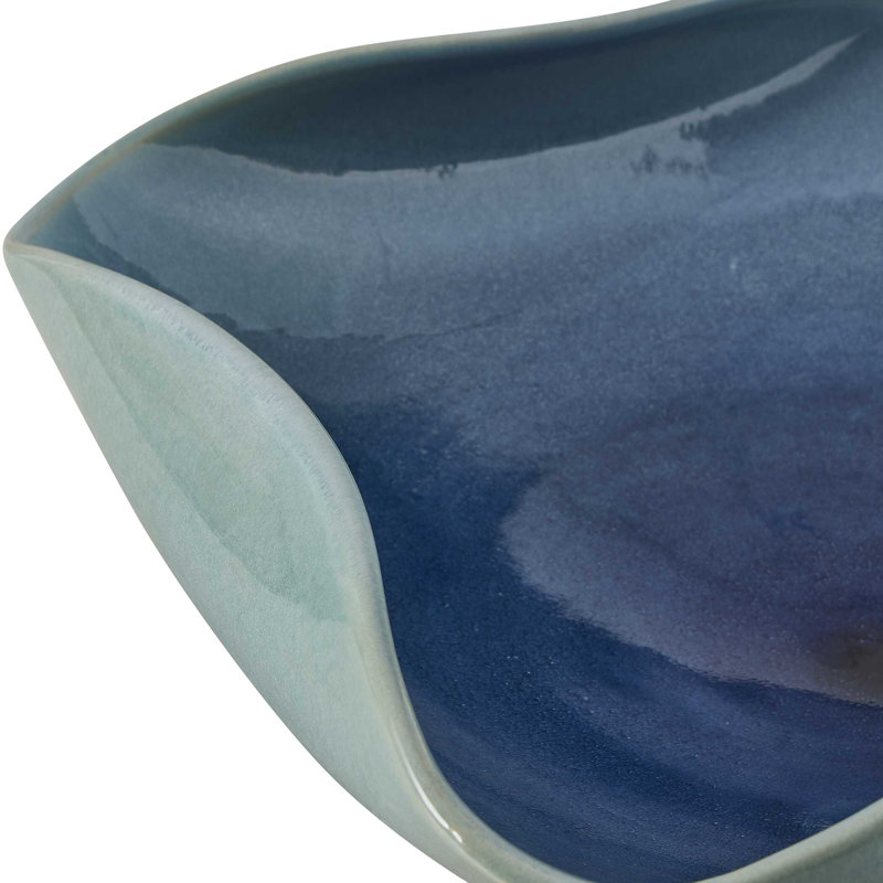 Uttermost Blue Lagoon Outdoor Bowl