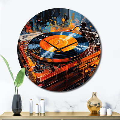 Horloge murale en vinyle