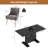 Magallanes 6-Person Extendable Table Dining Set with Velvet Dining Chair-1814485630-1814485569