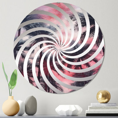 Miroir mural rond