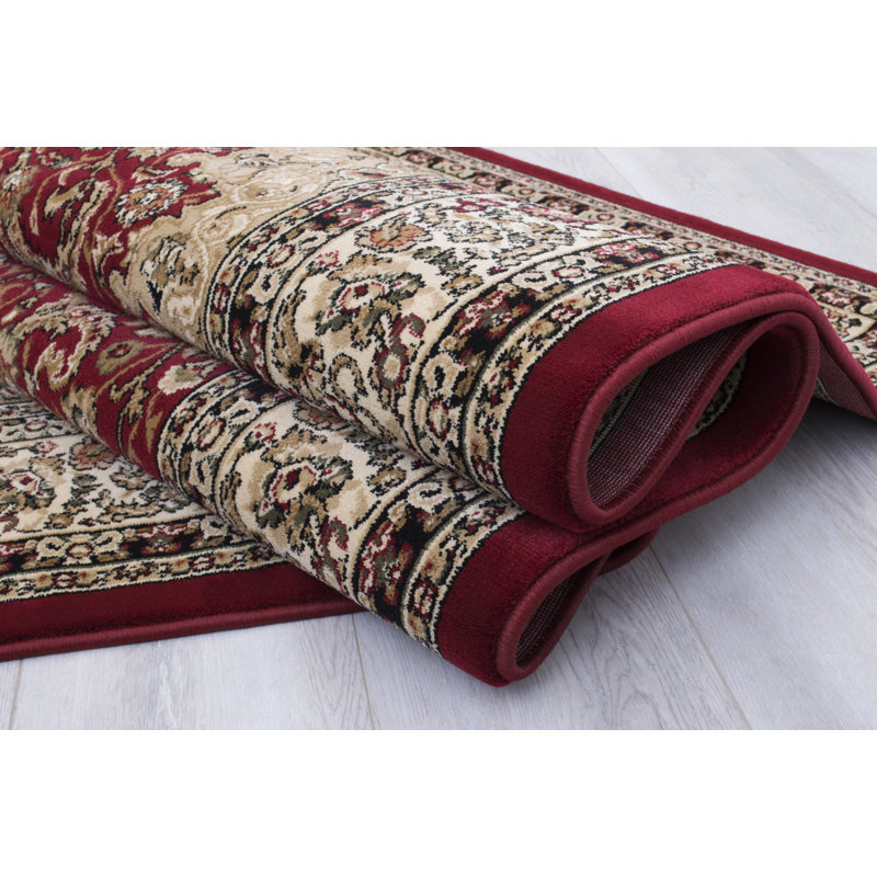 Oriental Area Rug in Red