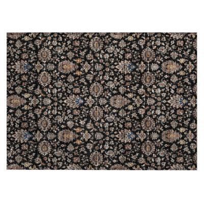 Machine Washable Indoor/Outdoor Husby ACN2192 Global Rug