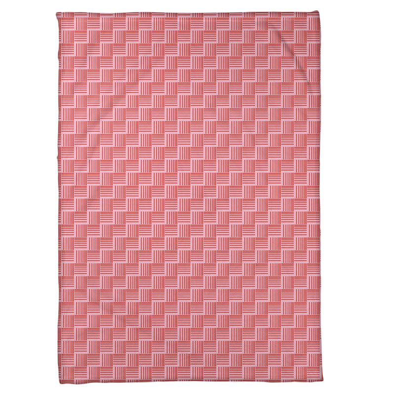 Sewn Throw Blanket, 60" W x 80" L, Coral