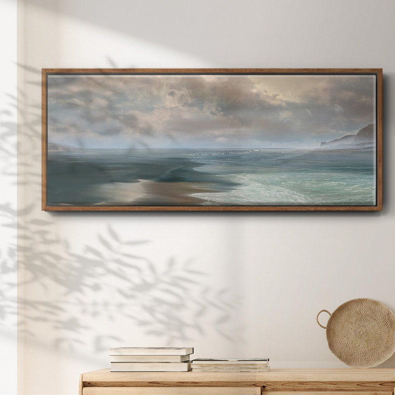 Rushing, reproduction d'art sur toile, Noyer, H 12 po x l 30 po x P 1,5 po
