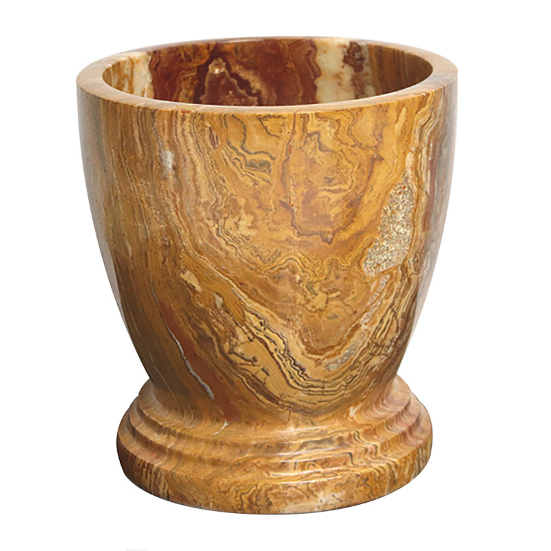 Stone Open Waste Basket - 1.74 Gallons