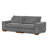 Kitson 89'' Recessed Arms Modular Sofa-662625239