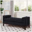 Grand repose-pieds rembourré en tissu avec coussins-129506402