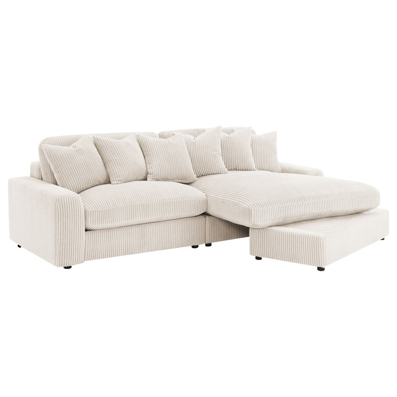 Upton Sand Reversible Sectional Sofa
