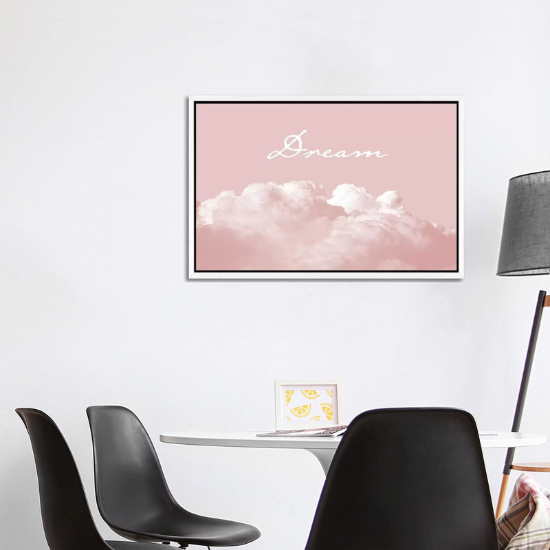 Blush Pink Dream by Urban Epiphany - Print on Canvas, 152.5 cm H x 101.5 cm W, White Framed