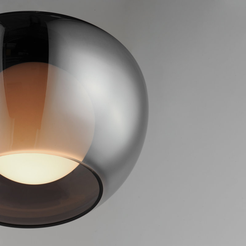 Incognito 1 - Light Flush Mount, Polished Chrome, Clear