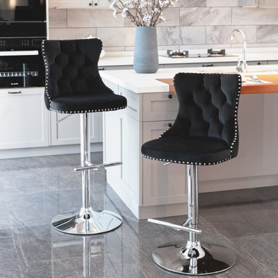 Tabouret de bar rotatif Jillayne