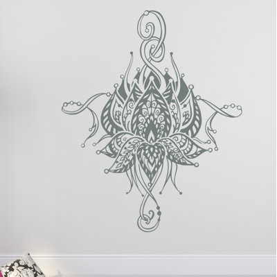 Décalcomanie murale fleur lotus Buller