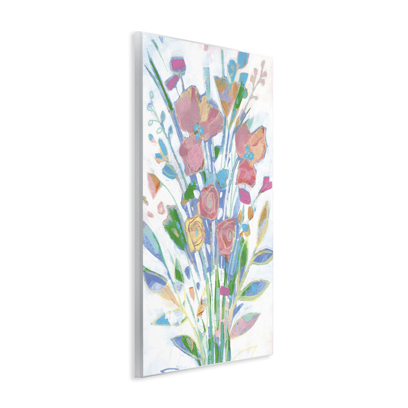 Plaque murale pastel joyeux bouquet, design par Stephanie Fielden, H 15 po x l 10 po
