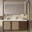 American style retro vanitie bathroom cabinet.