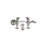 2 Handle Bathroom Clawfoot Tub Faucet with Diverter-24414917