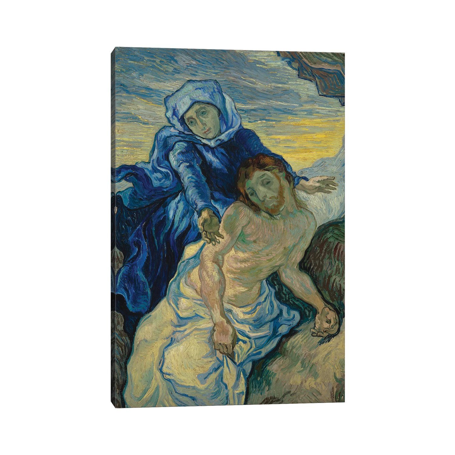 Van Gogh after lacroix, Pietà - Vincent van Gogh