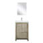 Ensemble de meuble-lavabo simple l 24 po x P 20 po, miroir 18 po et robinet Lafarre-113109534-113109536