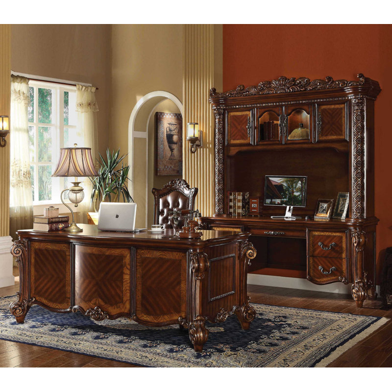 Carlene 3 Piece Executive Desk Office Set