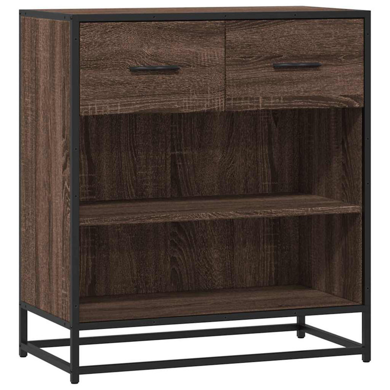Alyzza 68 cm W Sideboard, Brown oak