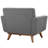 Carson Carrington Sigtuna Wooden Leg Mid-century Armchair-827474666