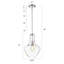 Luminaire suspendu à 1 lumière Raith-2118734744
