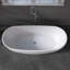 70" x 32" Freestanding Acrylic Soaking Bathtub Bathroom Tub