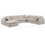 Canapé modulaire rembourré 7 pièces Hinami-94482559