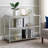 47.5'' Glass Top Console Table